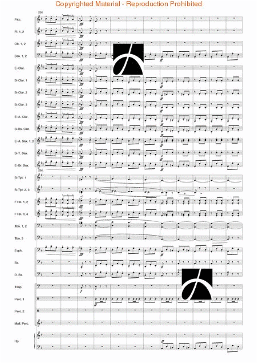 Carmen Suite Carmen Suite Concert Band scores gallery preview page 26