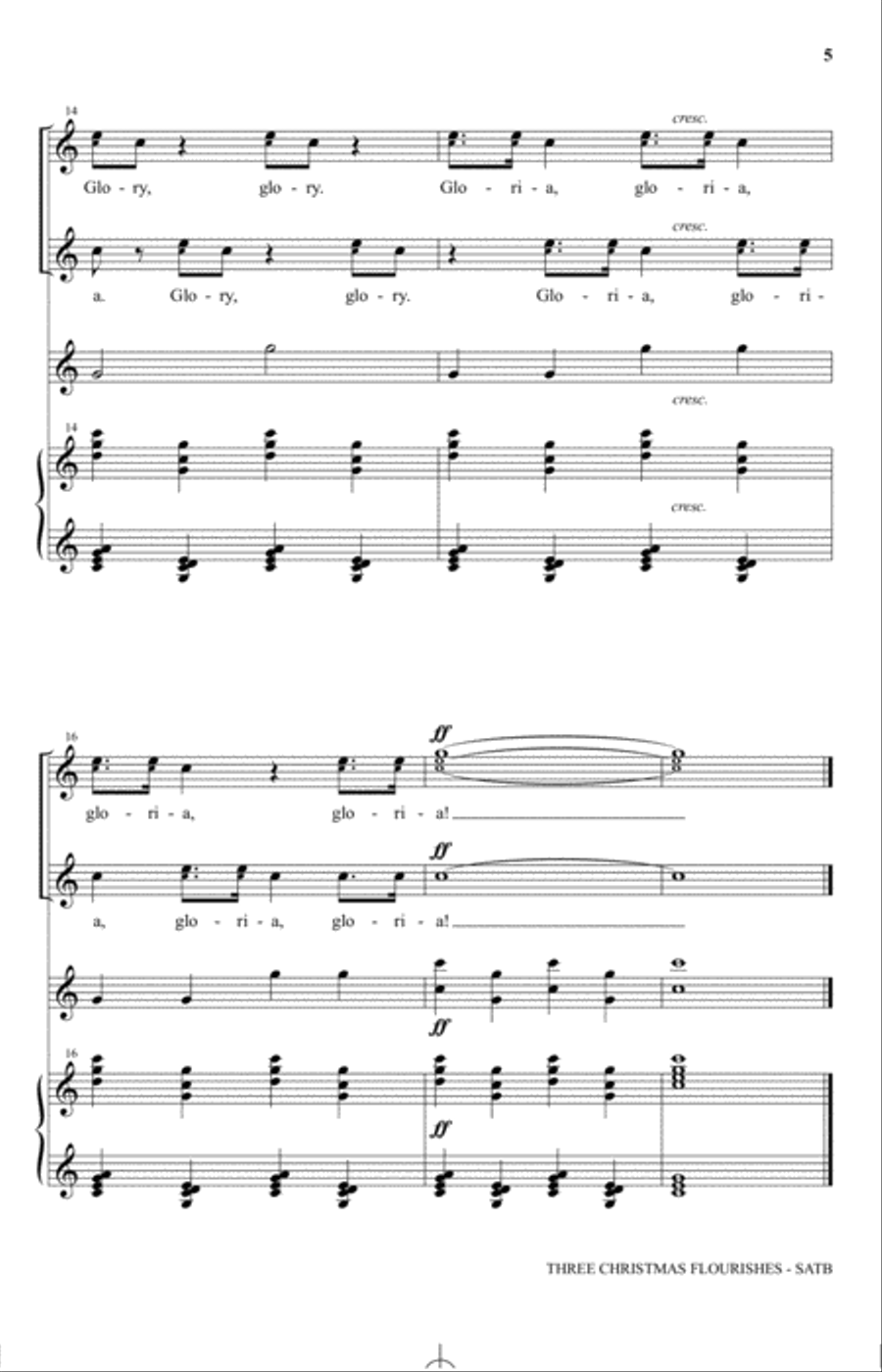 Angels We Have Heard On High Choir scores gallery preview page 4