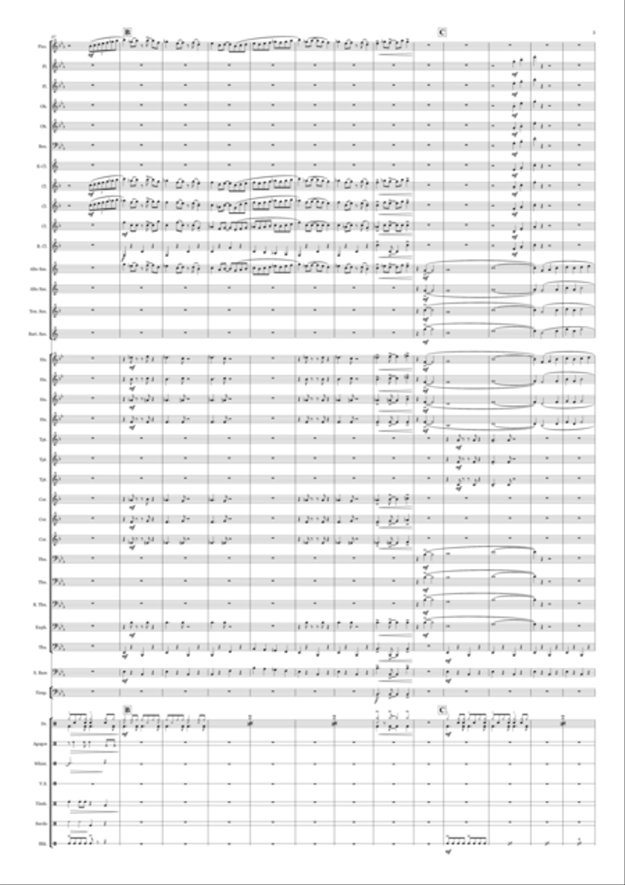 Samba Pequeña Concert Band scores gallery preview page 3