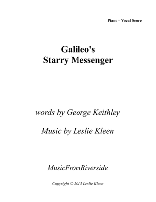 Galileo's Starry Messenger - Piano-Vocal Score for Baritone Solo, Chorus, and Speaking Parts