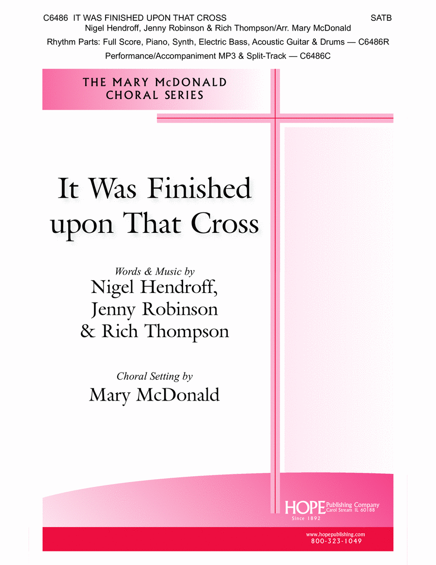 It Was Finished upon That Cross Choir scores gallery preview page 1