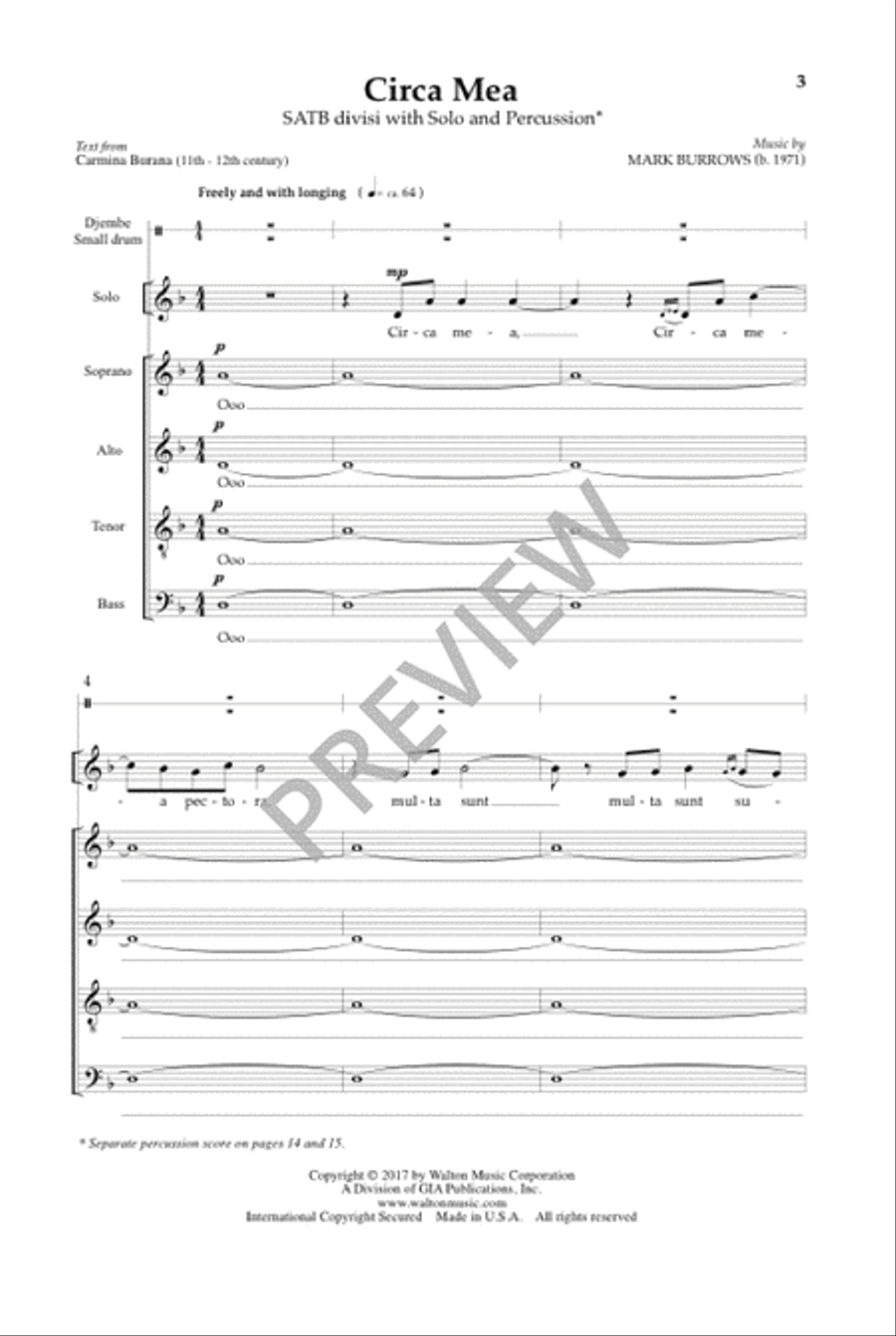 Circa Mea 4-Part scores gallery preview page 4