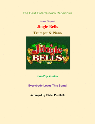 Book cover for Piano Background for "Jingle Bells"-Trumpet and Piano