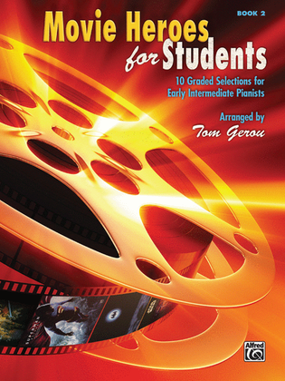 Book cover for Movie Heroes for Students, Book 2