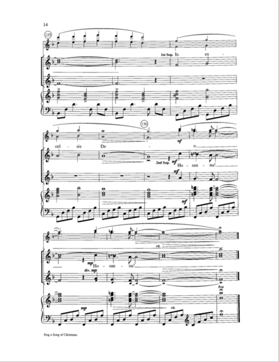 Sing a Song of Christmas Women's Choir scores gallery preview page 14