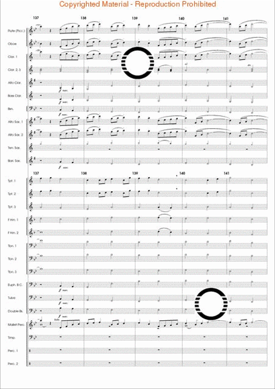 The Spirit Soars Concert Band scores gallery preview page 29