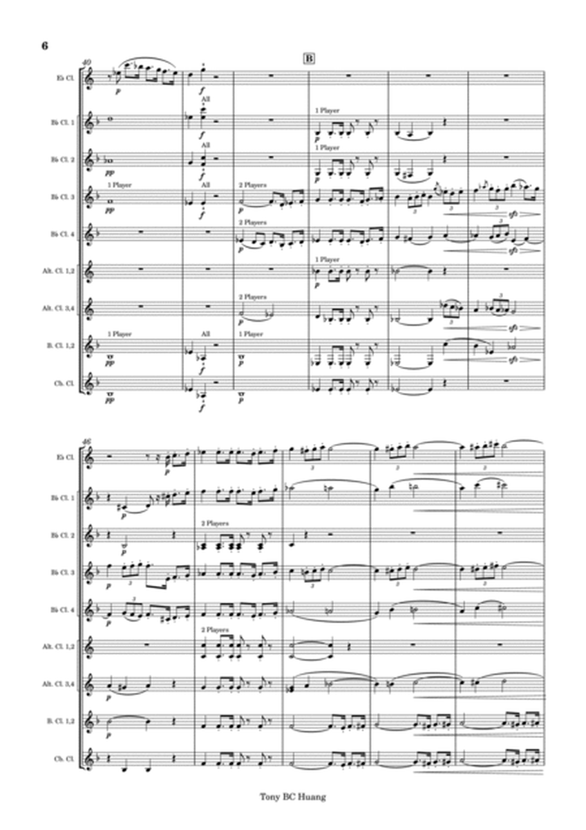 Clarinet Concerto No.2 for Solo Clarinet and Clarinet Choir image number null