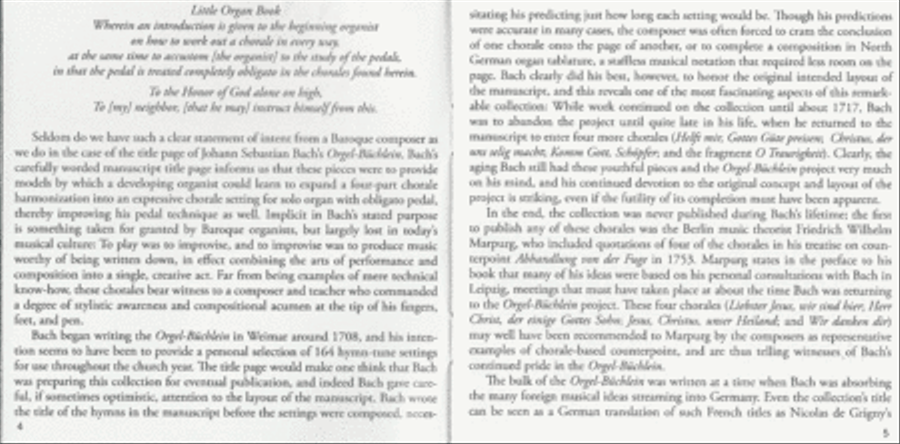Orgel-Buchlein Organ Solo scores gallery preview page 4