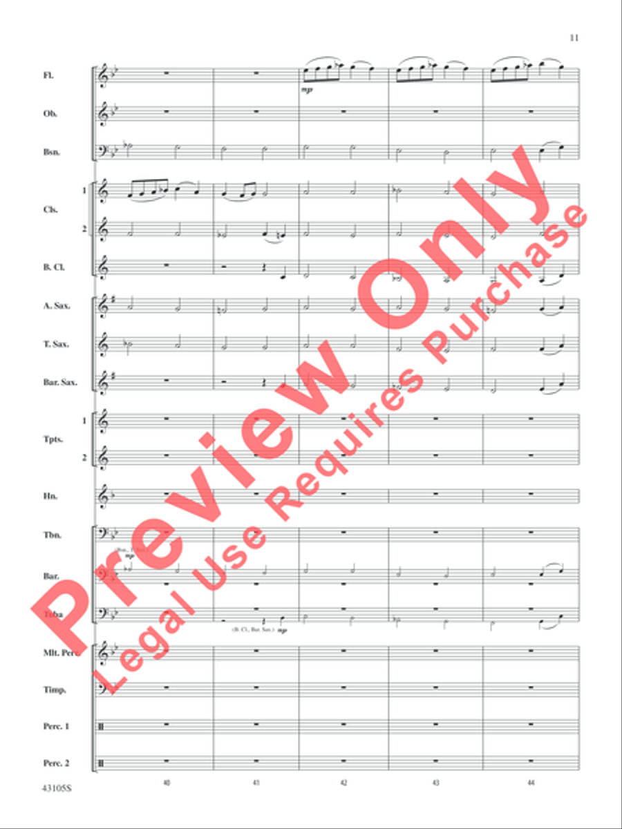 Cheyenne Cheyenne Concert Band scores gallery preview page 11