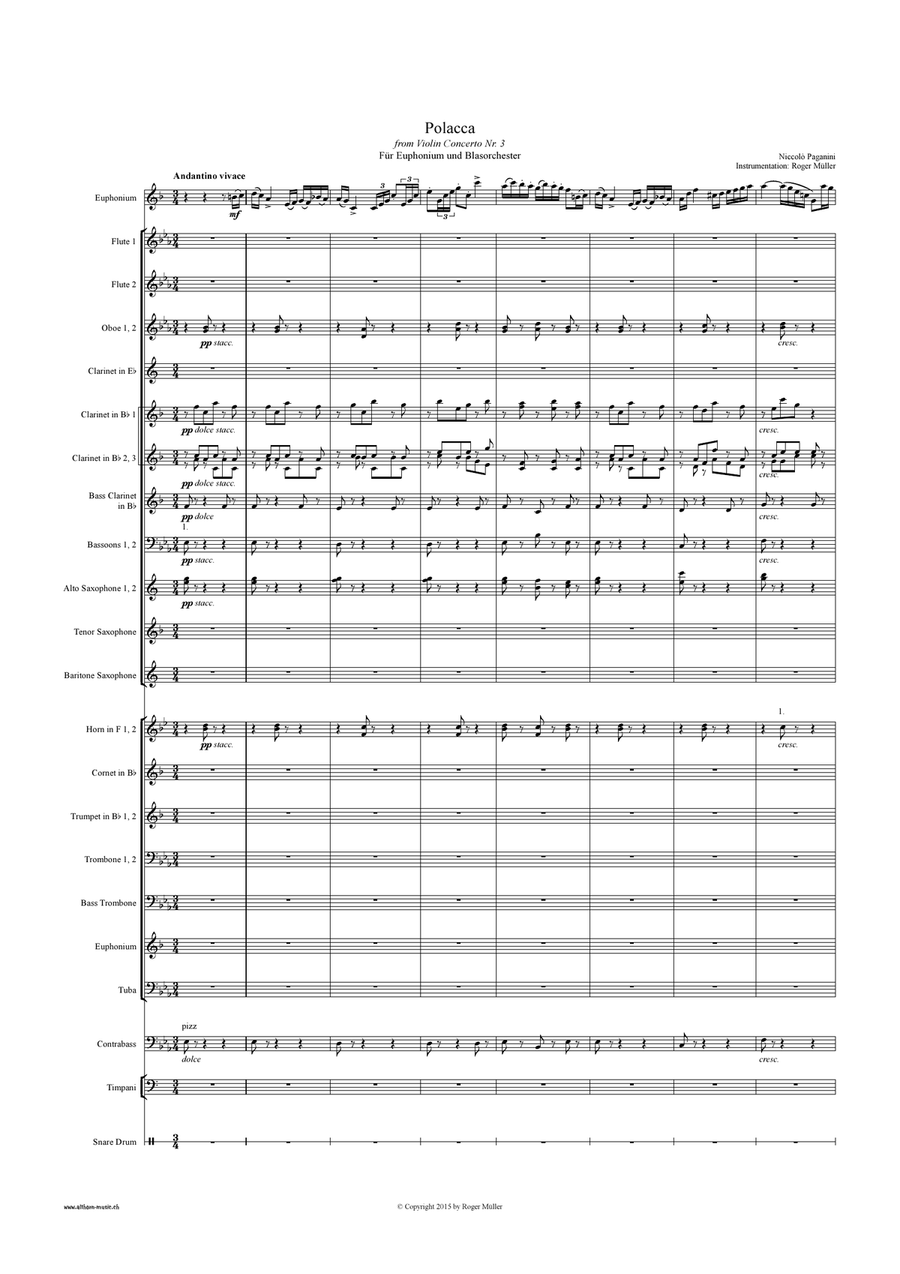 Polacca Concert Band scores gallery preview page 3
