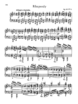 Book cover for Brahms: Intermezzi, Rhapsody, Op. 119