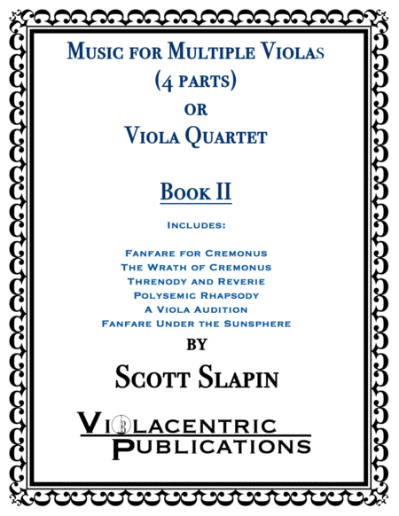 Music for Multiple Violas or Viola Quartet (Book 2)