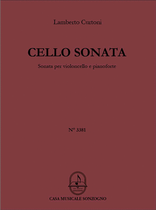 Book cover for Sonata Per Violoncello E Pianoforte