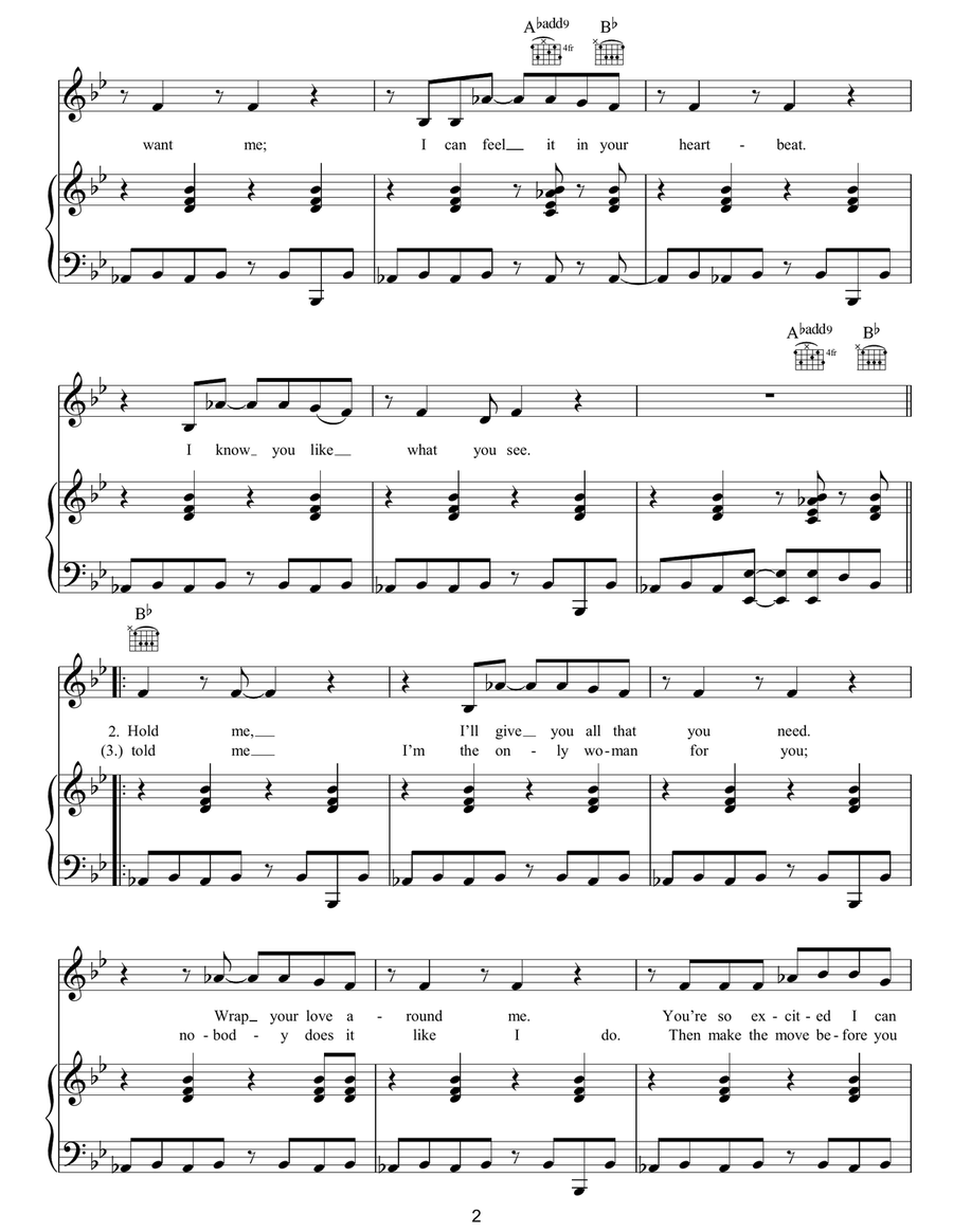 Jump (For My Love) Acoustic Guitar scores gallery preview page 2