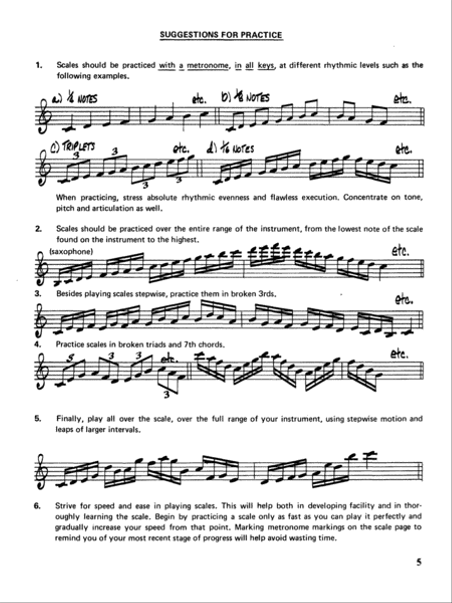Scales for Jazz Improvisation Collection / Songbook scores gallery preview page 3