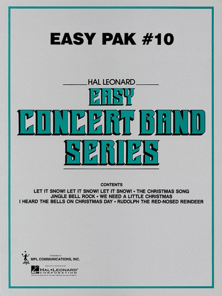 Hal Leonard Easy Concert Band Paks - Pak #10