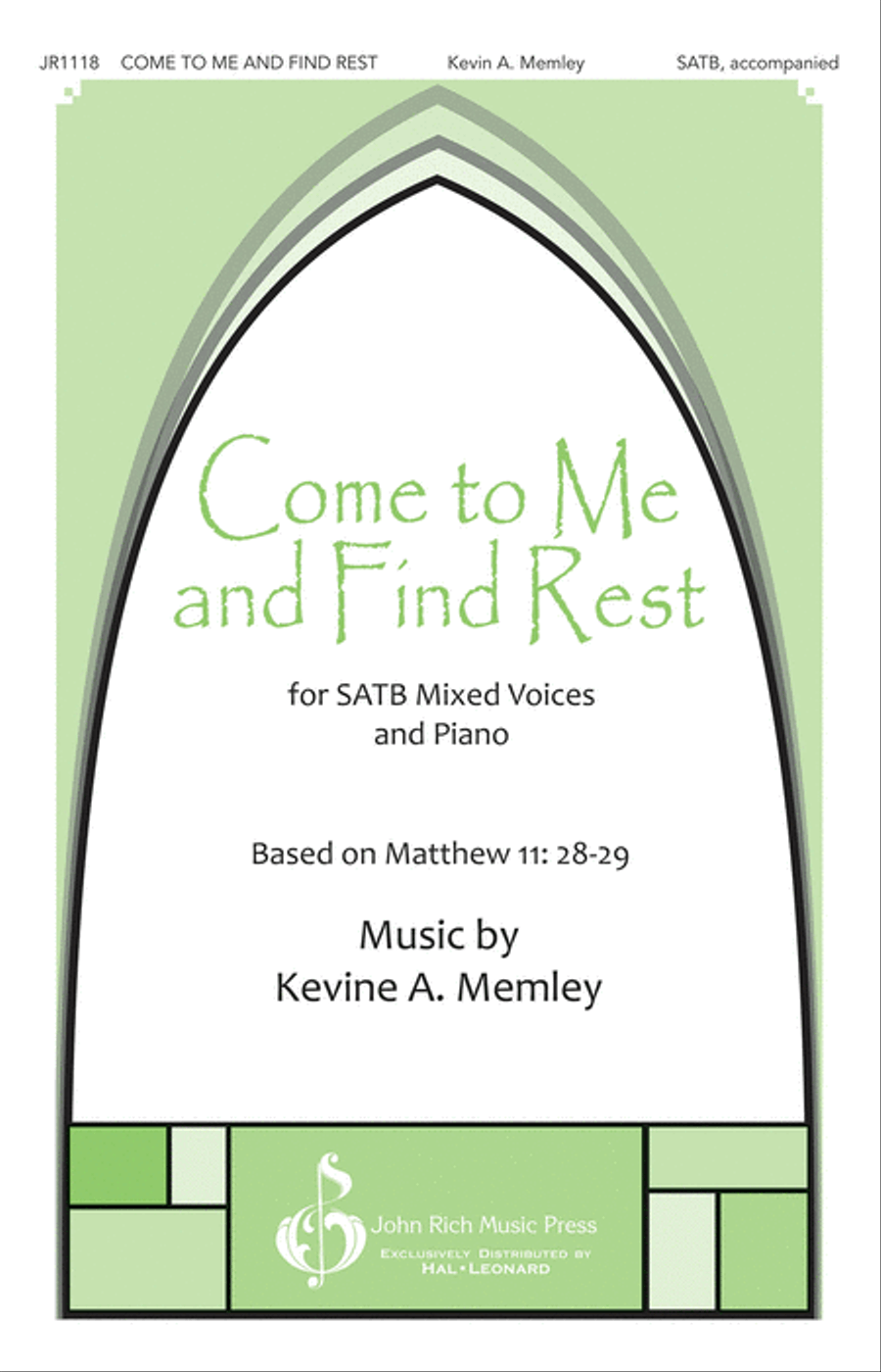 Come to Me and Find Rest Come to Me and Find Rest 4-Part scores gallery preview page 1