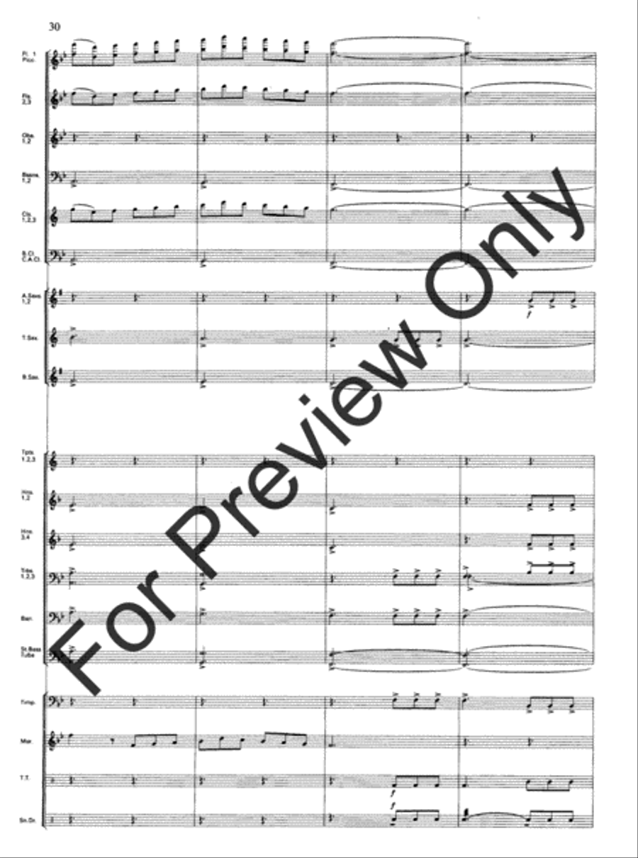 Emmanuel Variants Concert Band scores gallery preview page 32