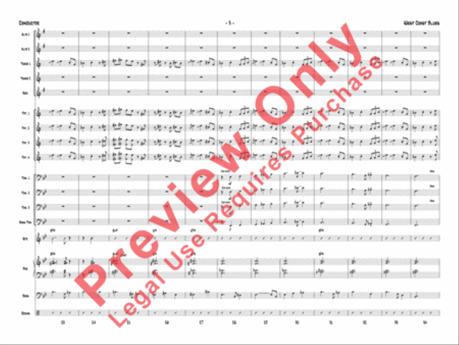 West Coast Blues West Coast Blues Jazz Ensemble scores gallery preview page 6