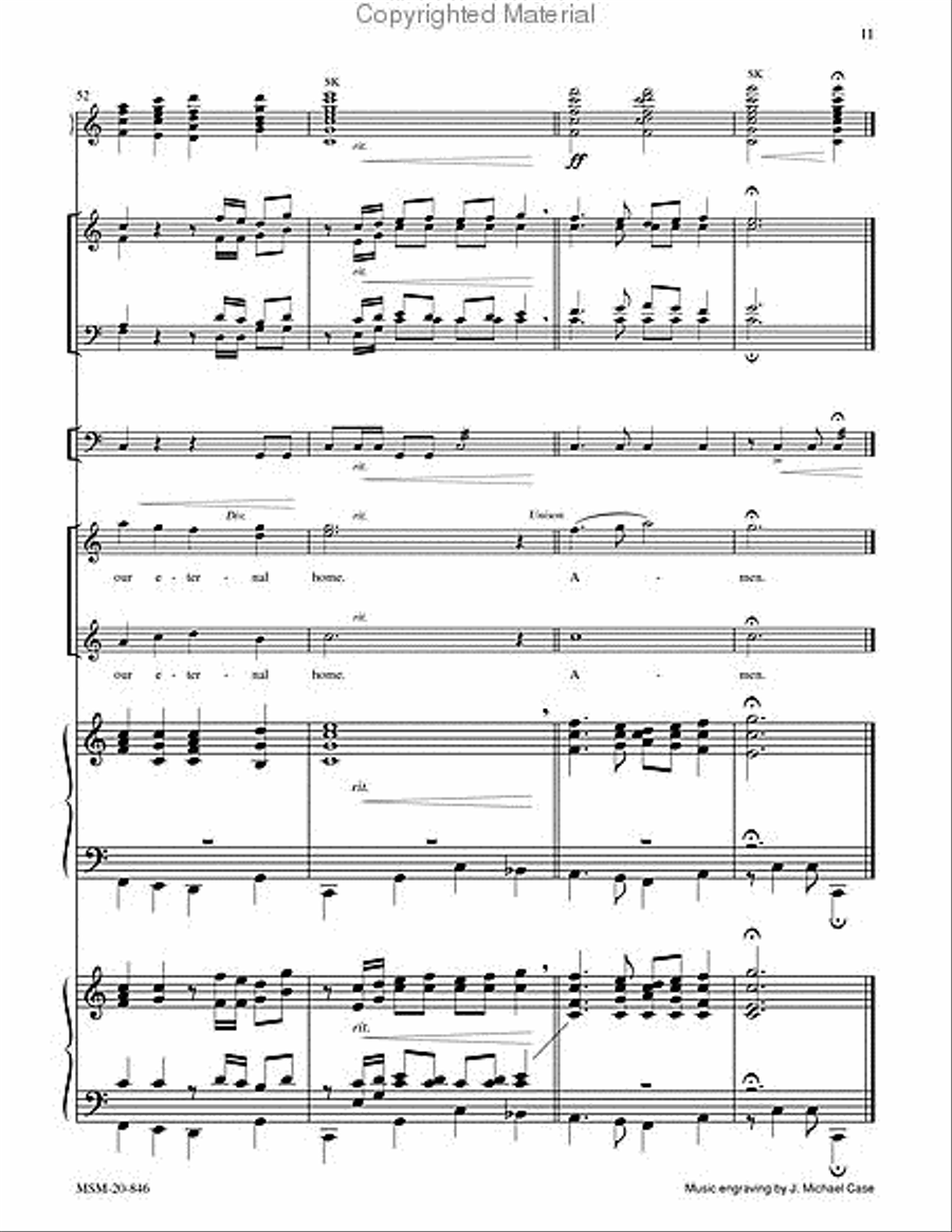 O God, Our Help in Ages Past Women's Choir scores gallery preview page 8