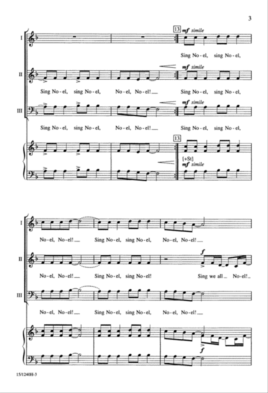 African Noel 3-Part scores gallery preview page 3