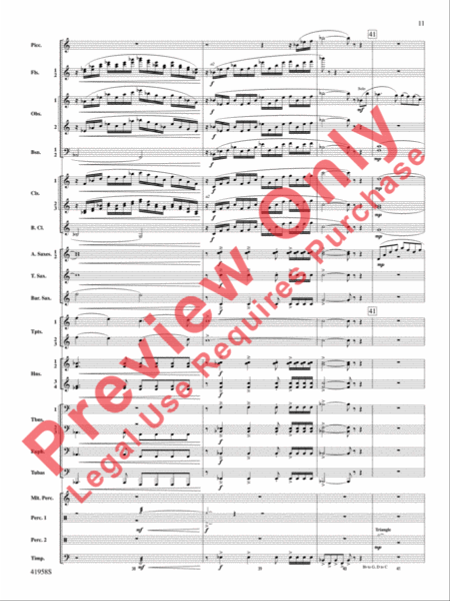 God's Country Concert Band scores gallery preview page 12