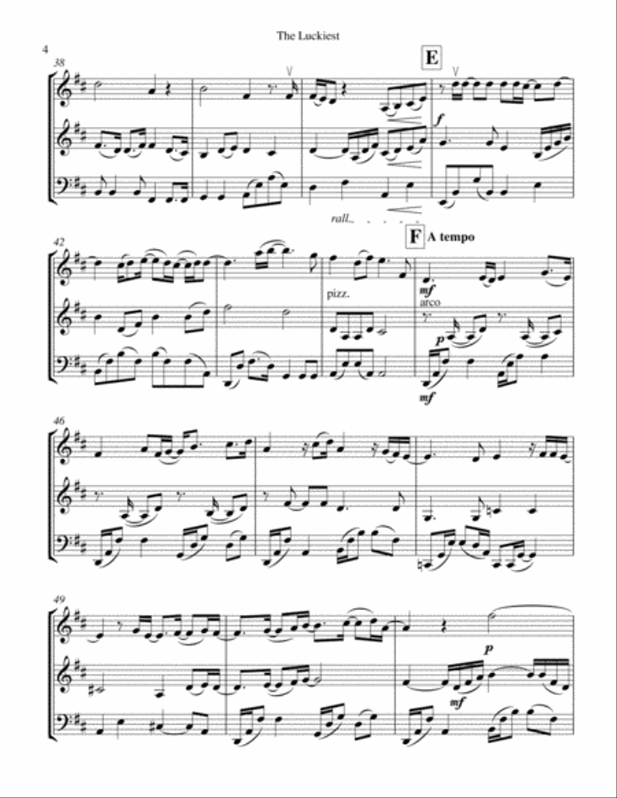 The Luckiest The Luckiest String Trio scores gallery preview page 5