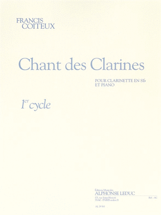 Chant Des Clarines (cycle 1) Clarinette Si B