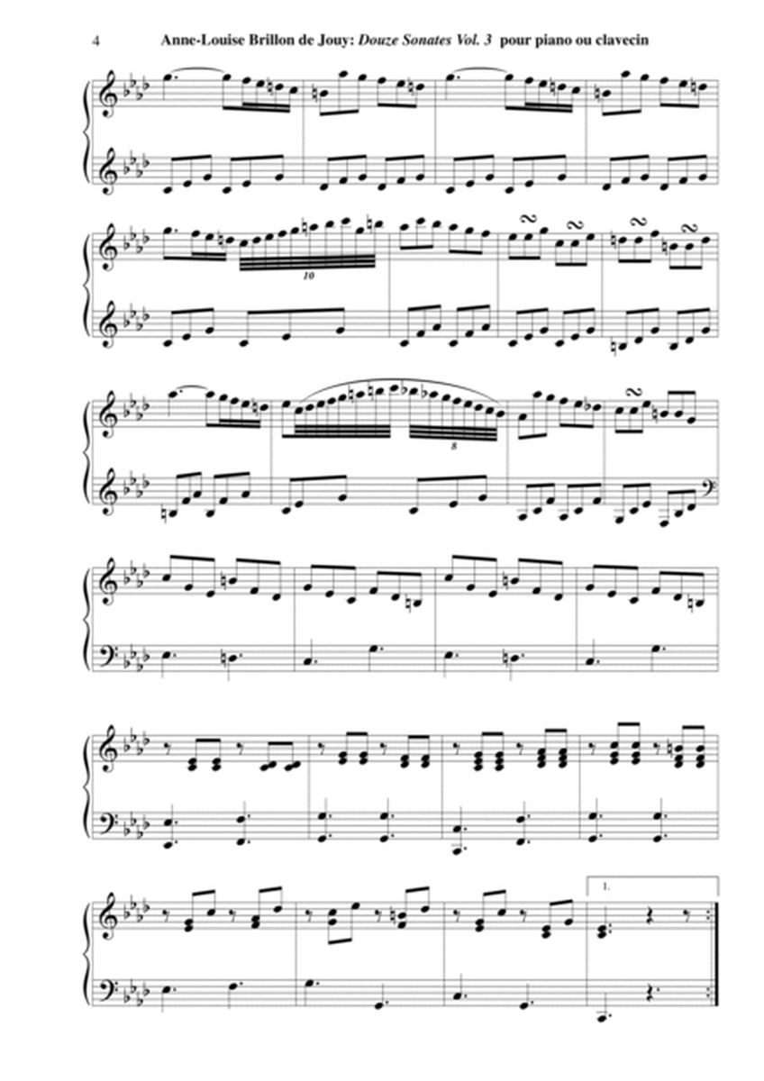 Anne-Louise Brillon de Jouy: 12 Sonatas, Vol. 3: Sonatas 9-12 for piano or harpsichord