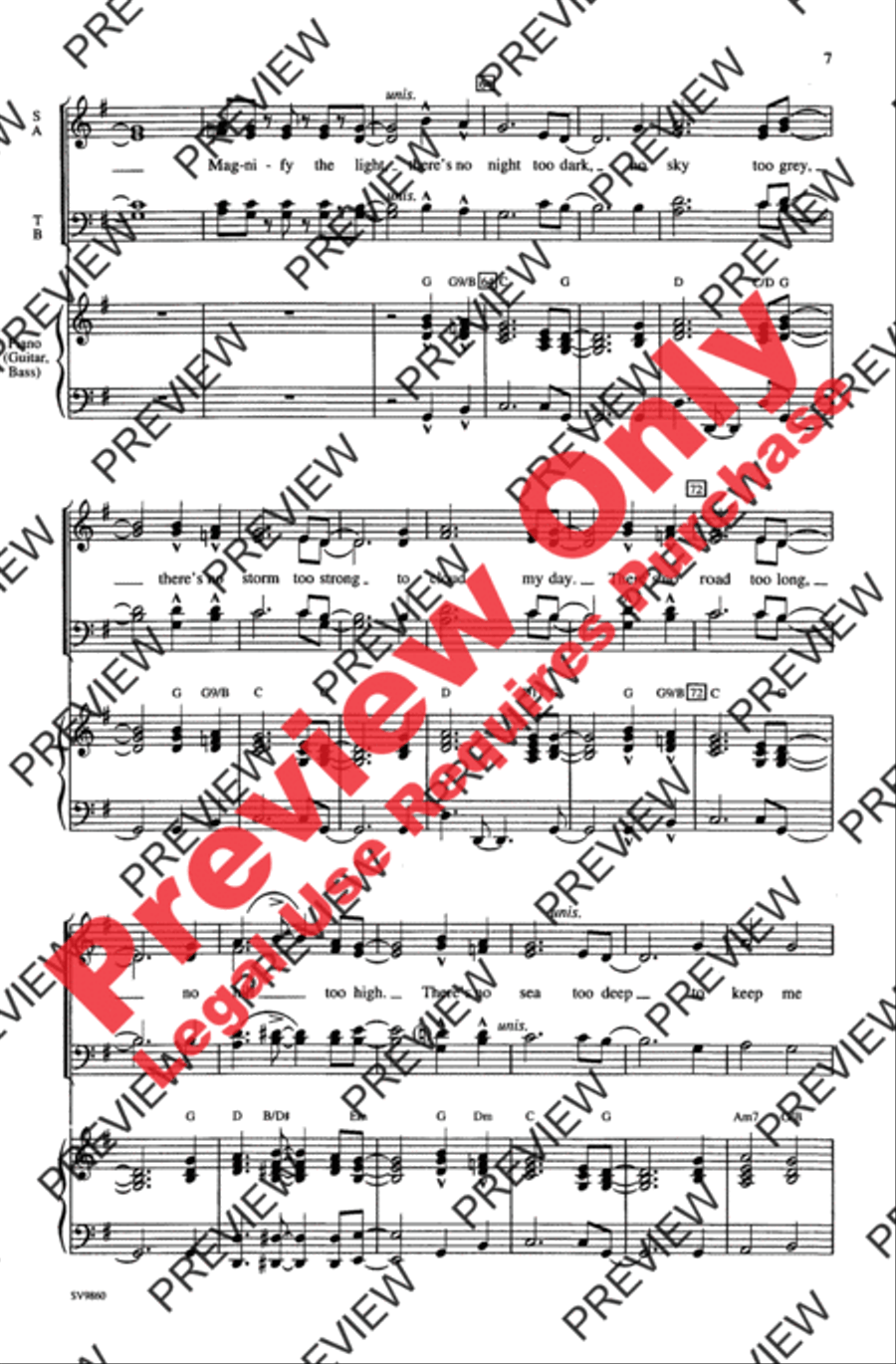 Magnify the Light 4-Part scores gallery preview page 7
