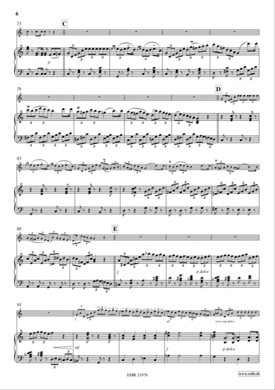 Grande Marche Violin Solo scores gallery preview page 6
