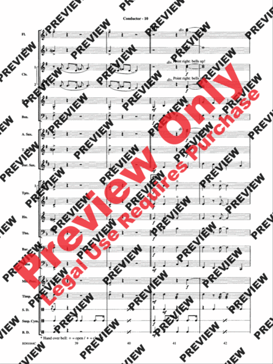 Clarinet Boogie Clarinet Boogie Concert Band scores gallery preview page 12
