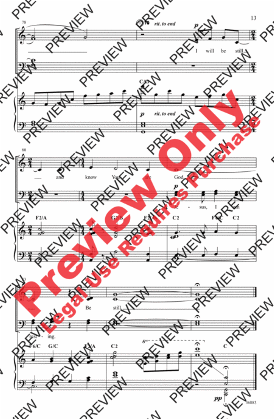 Still Still 4-Part scores gallery preview page 13
