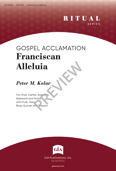 Franciscan Alleluia