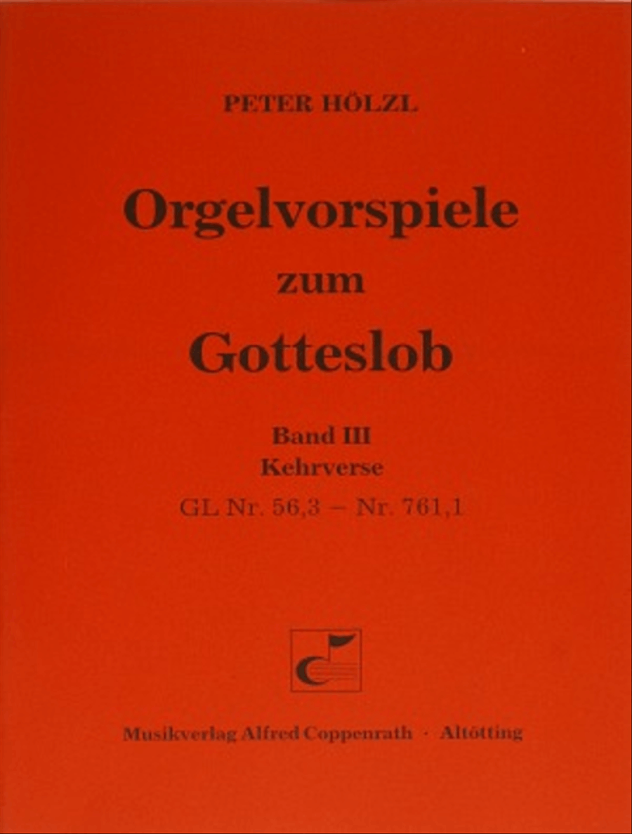 Orgelvorspiele zum Gotteslob III