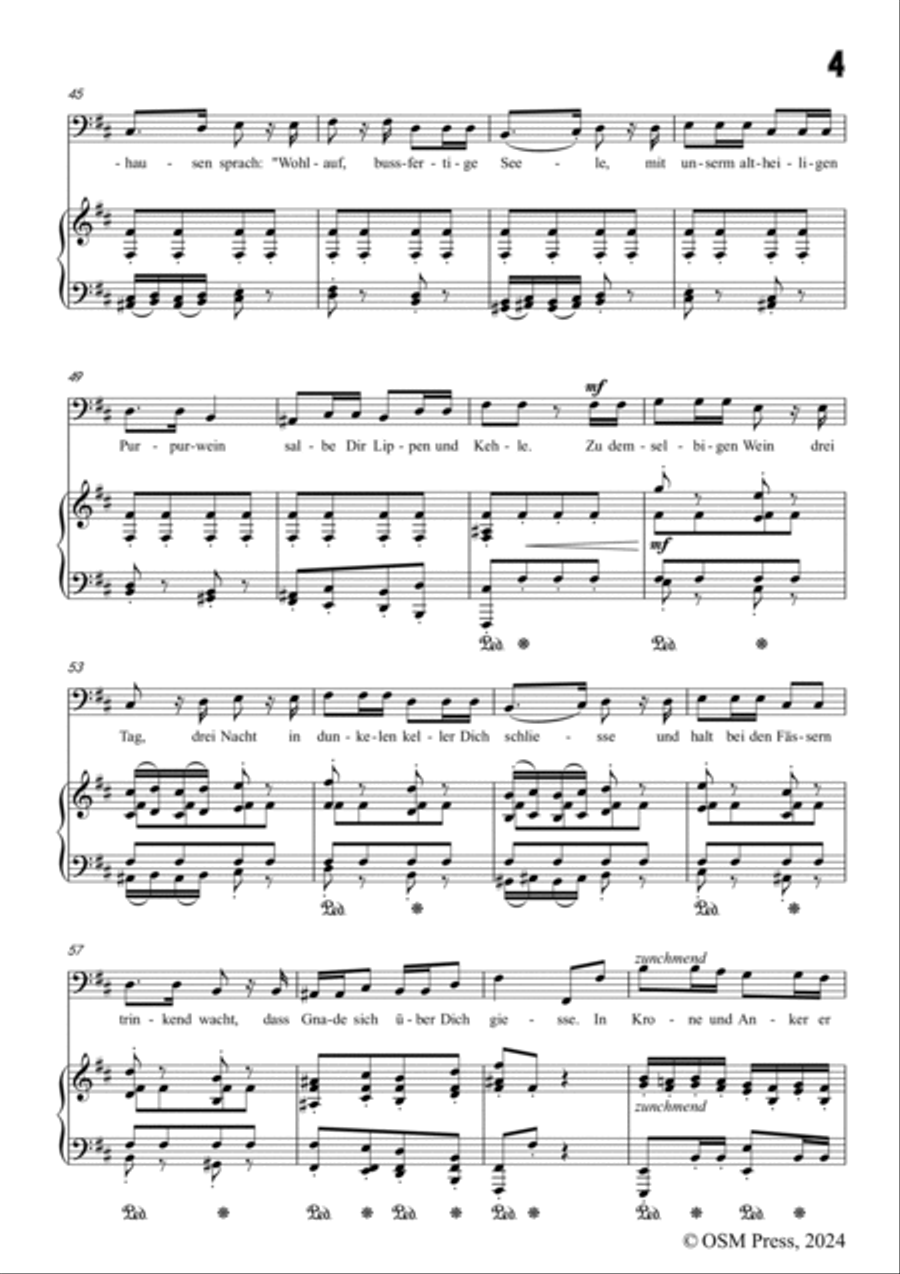 A. Jensen-Die Heimkehr,in D Major,Op.40 No.6 Voice scores gallery preview page 5