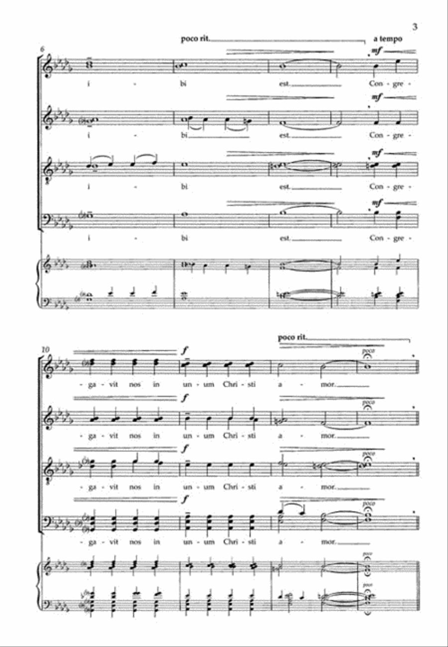 Ubi Caritas Divisi scores gallery preview page 3