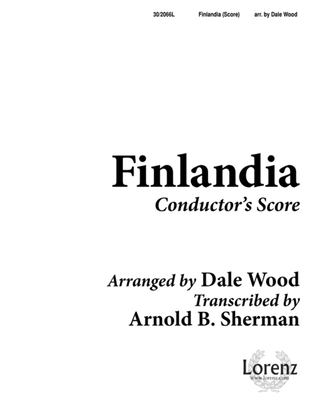 Book cover for Finlandia - Brass and Percussion Score and Parts
