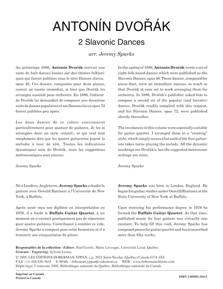 2 Slavonic Dances
