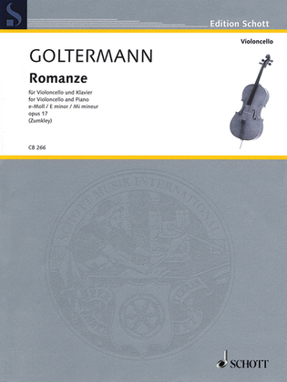 Book cover for Romanze in E minor, Op. 17