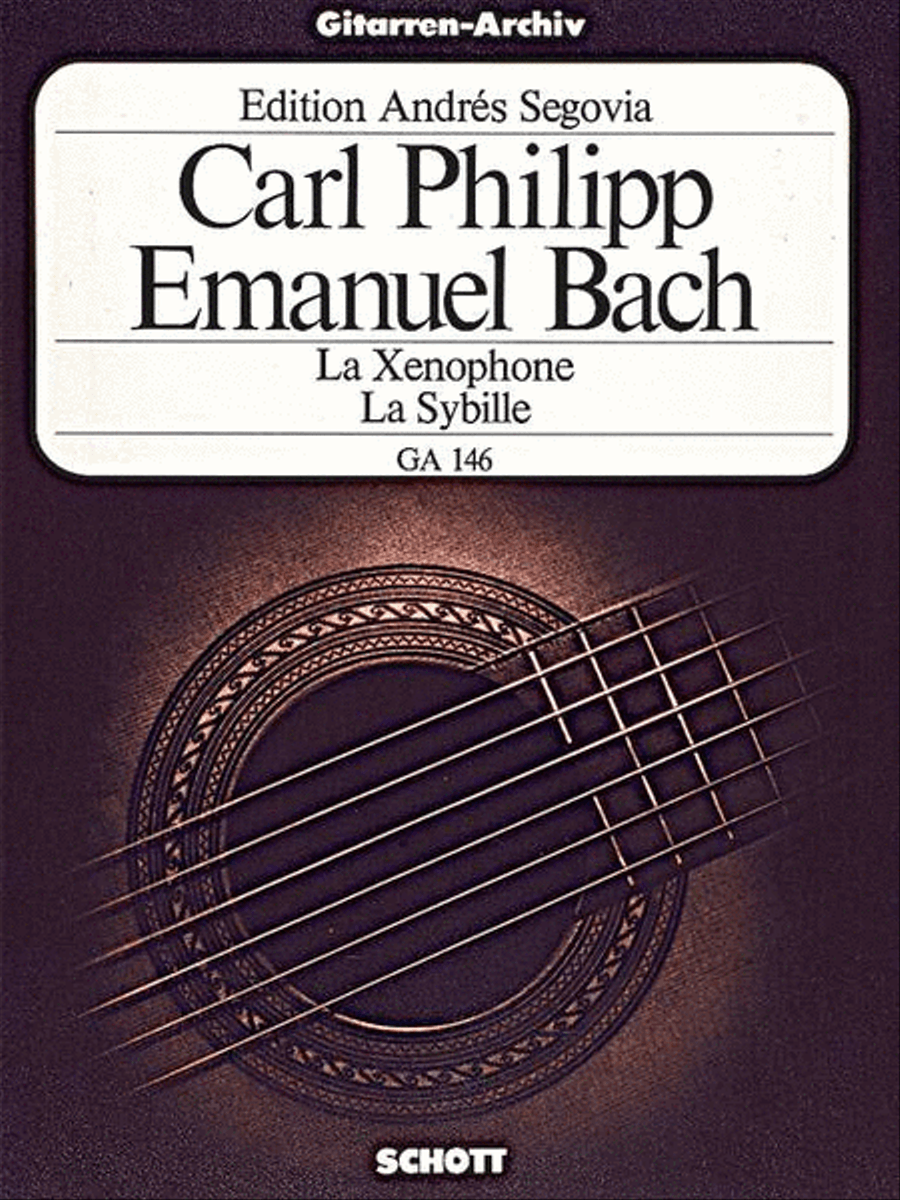 La Xénophone - La Sibylle Classical Guitar scores gallery preview page 1