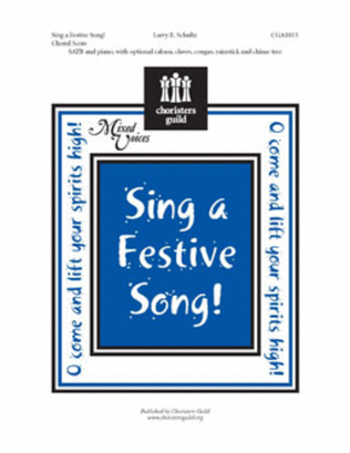 Sing a Festive Song! - Choral Score