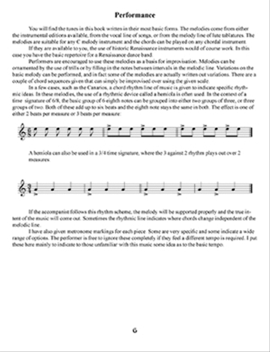 Renaissance Tunebook Flute scores gallery preview page 2