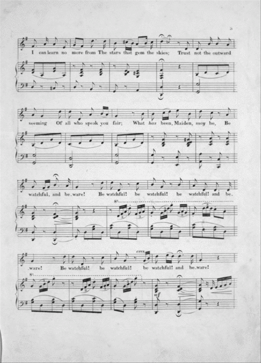 Be Watchful & Beware Voice scores gallery preview page 3