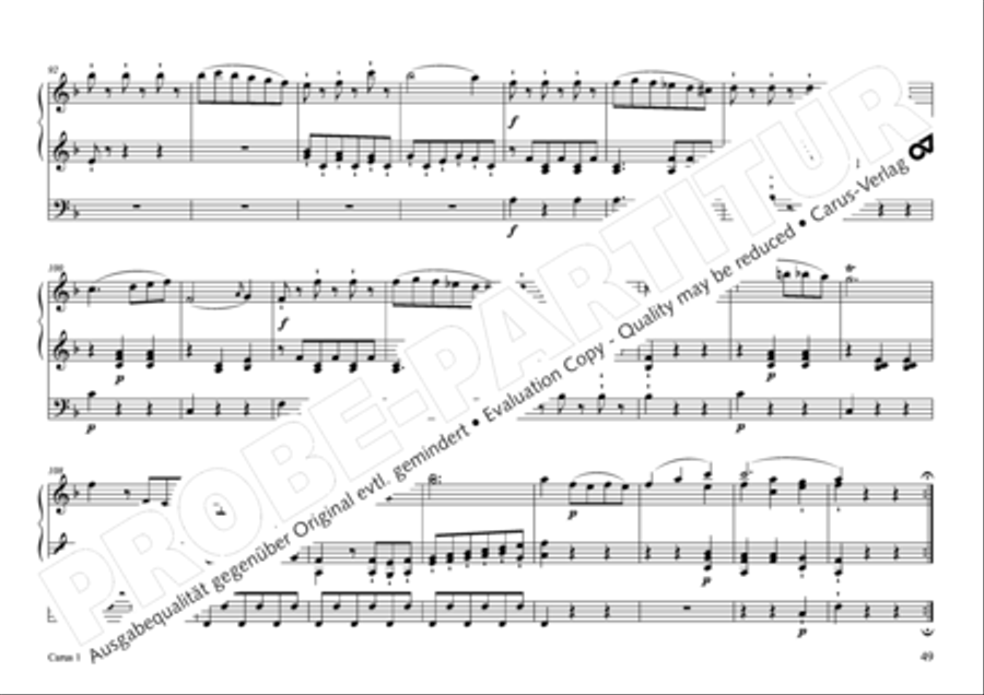 17 Church sonatas Organ Solo scores gallery preview page 50
