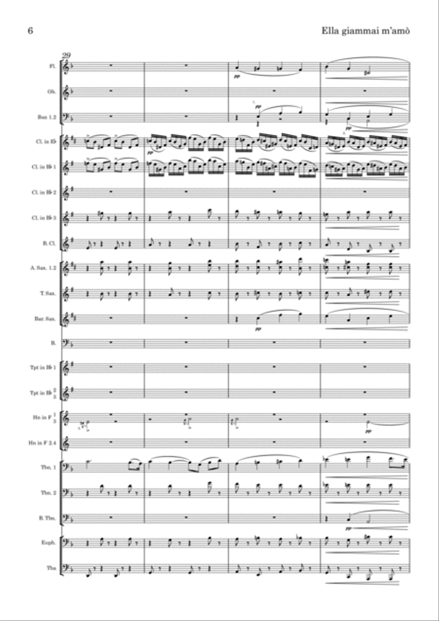 Ella giammai m'amò Concert Band scores gallery preview page 6