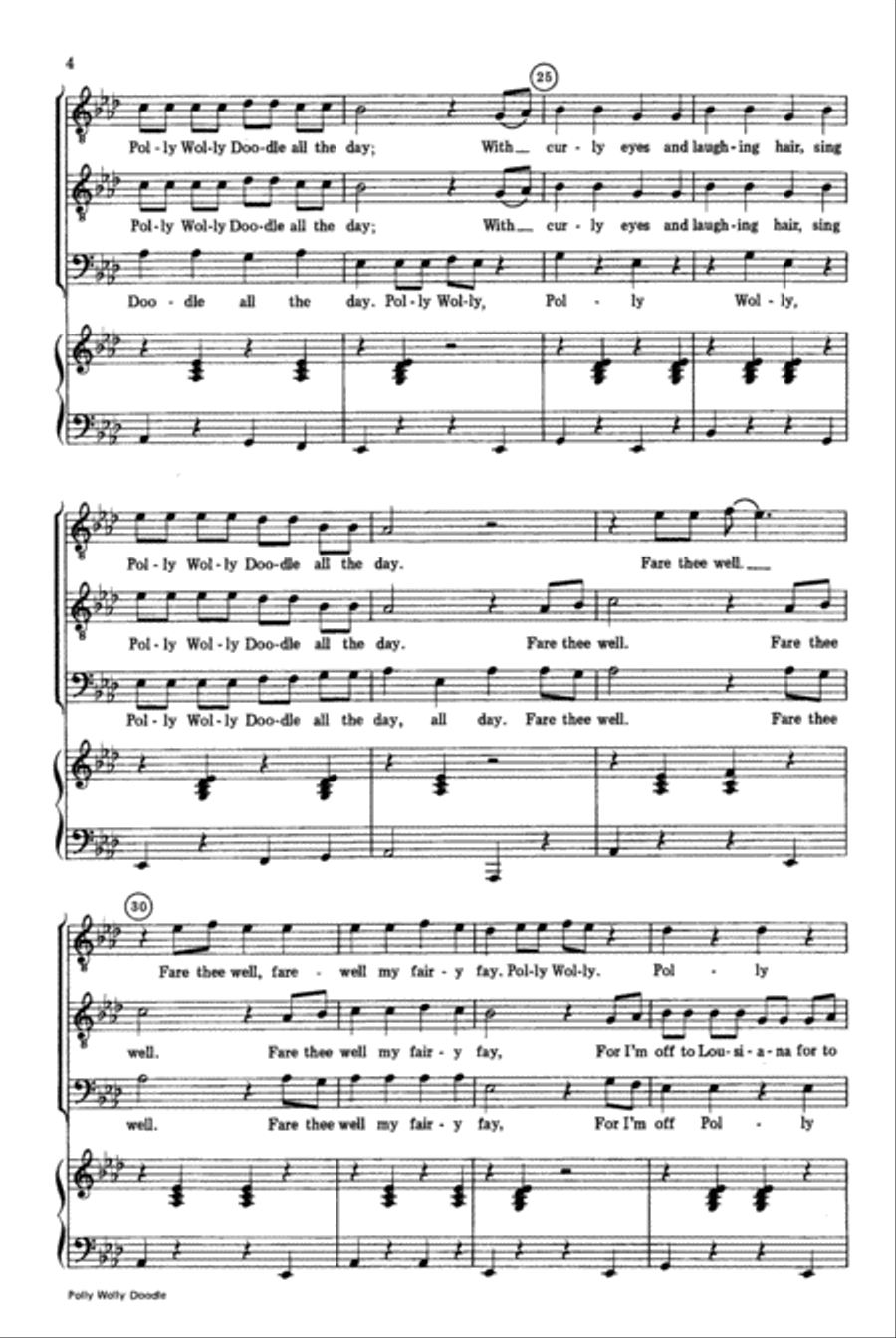 Polly Wolly Doodle TTB scores gallery preview page 4