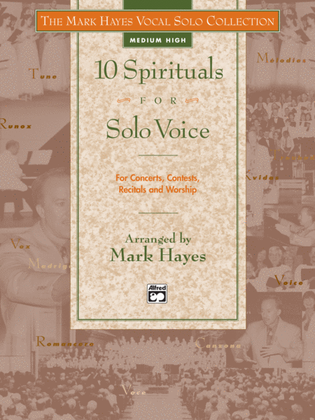 Book cover for The Mark Hayes Vocal Solo Collection -- 10 Spirituals for Solo Voice