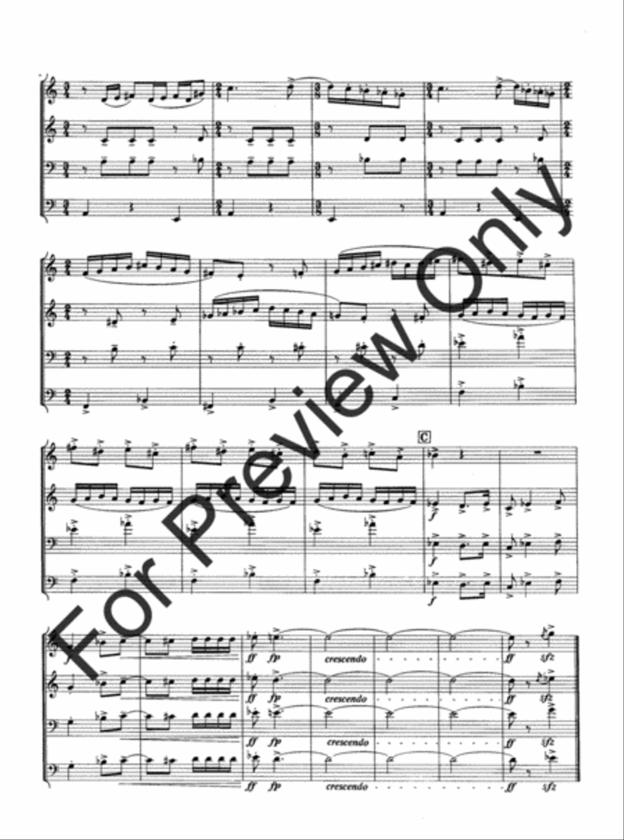Bagatelles For Brass Bagatelles For Brass Trombone scores gallery preview page 5