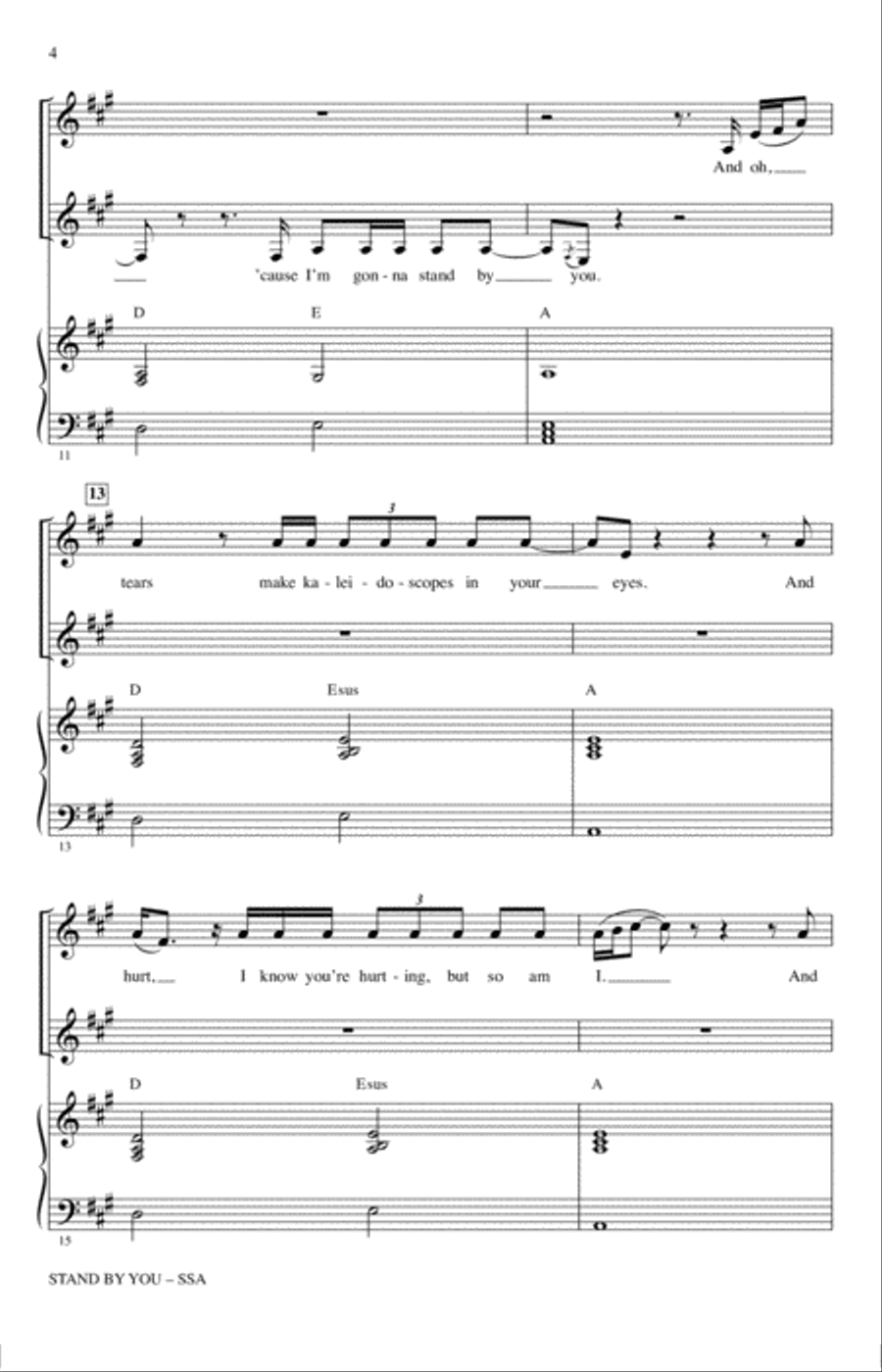 Stand By You SSA scores gallery preview page 3